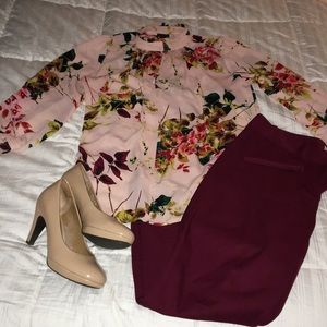 Women’s floral blouse